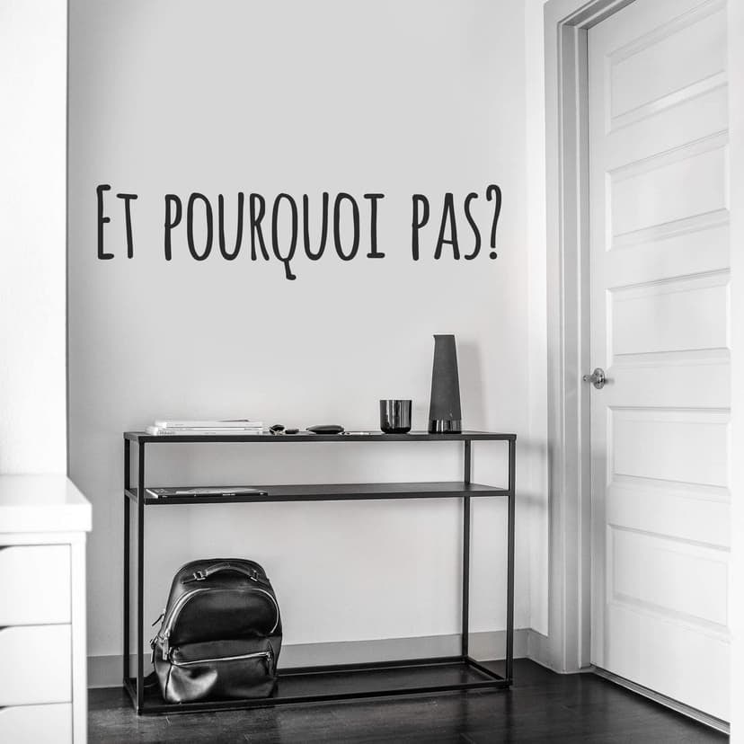 Adesivo murale - Et pourquoi pas?