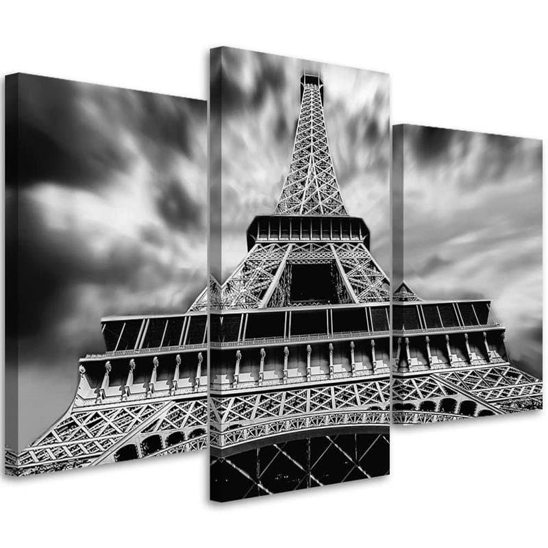 Stampa su tela 3 pezzi, Torre Eiffel Paris City