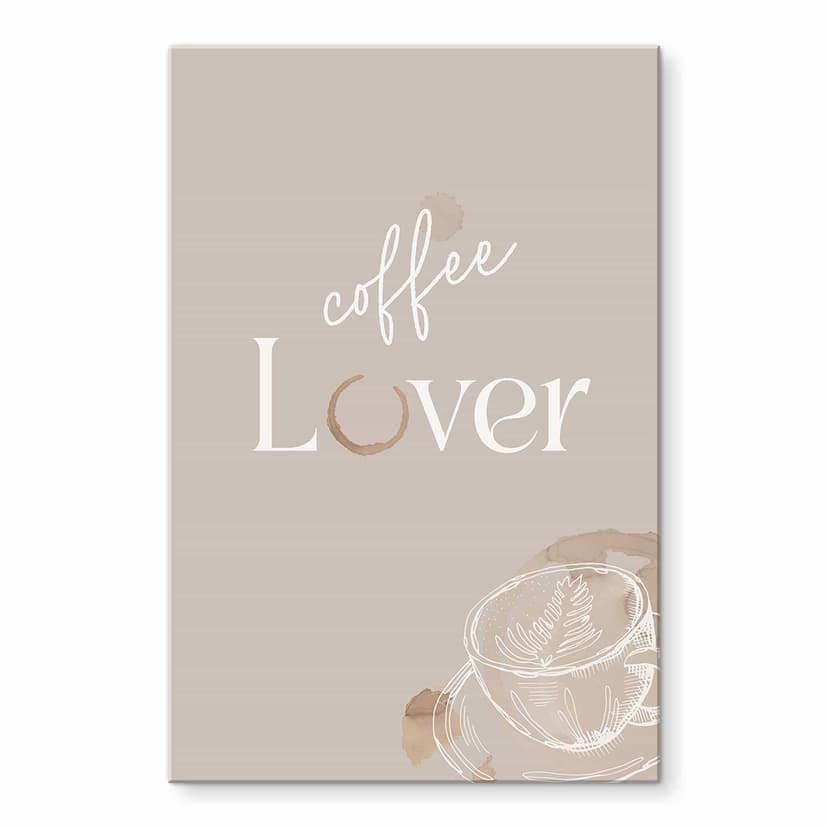 Stampa su vetro acrilico Coffee Lover