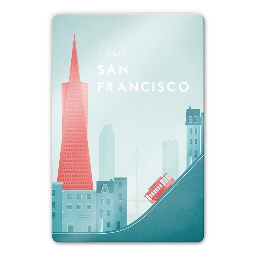 Stampa su vetro Rivers - San Francisco