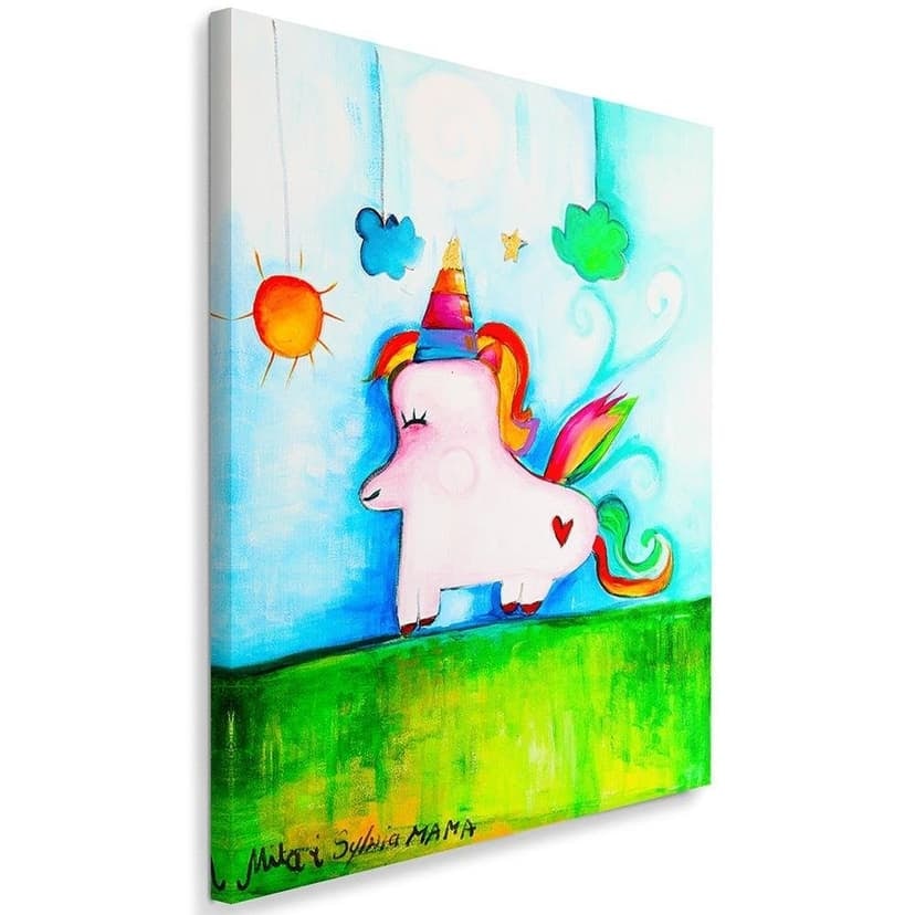 Stampe su tela, Unicorno