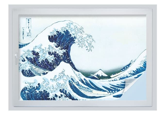 Pellicola per finestre Hokusai - La grande onda