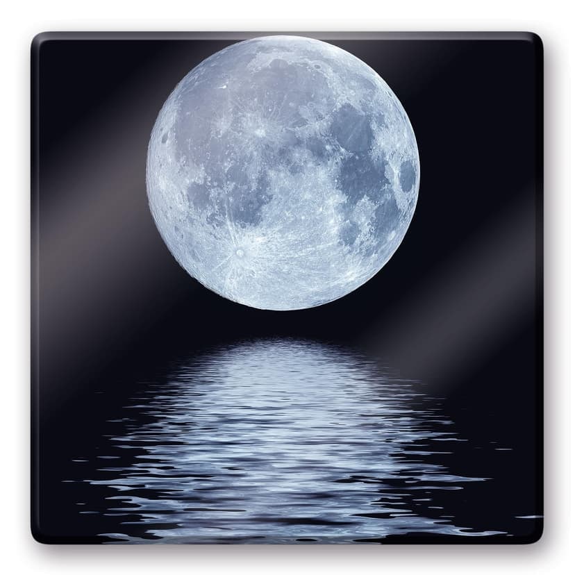 Stampa su vetro - Luna