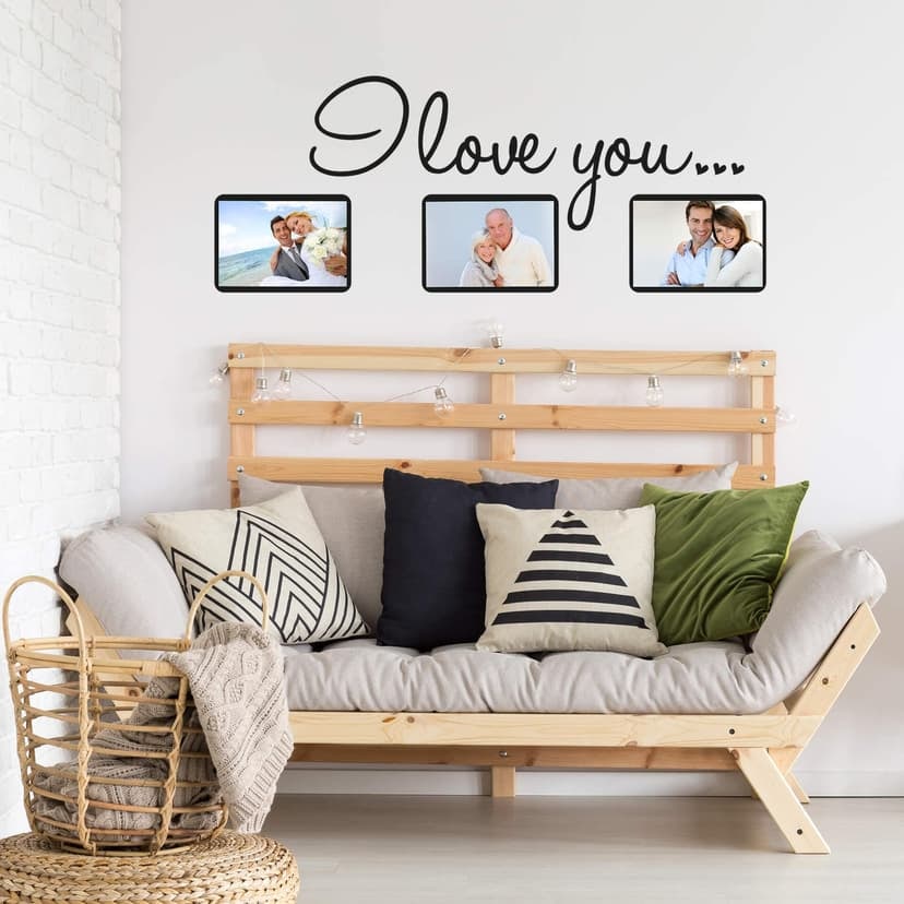 I love you con spazio per foto