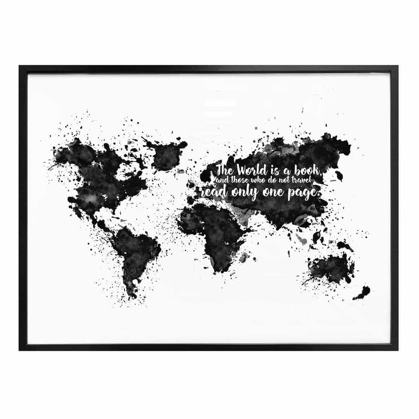Poster The world is a book