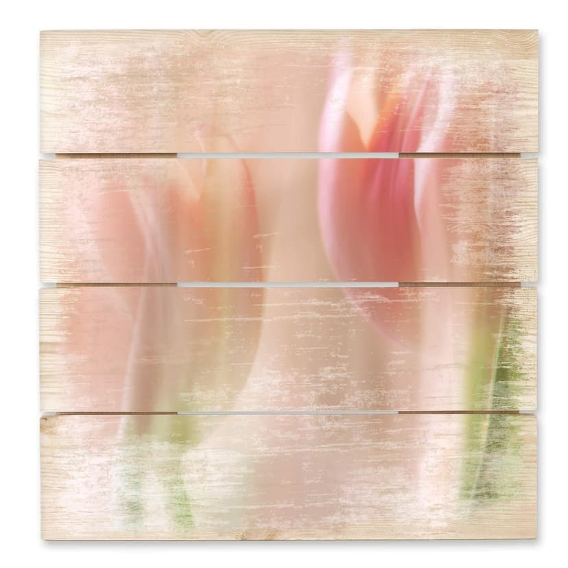 Stampa su legno Westum - Tulipani