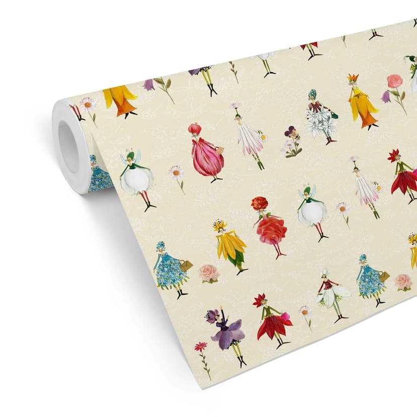 Carta da parati a motivi Leffler - Fiori