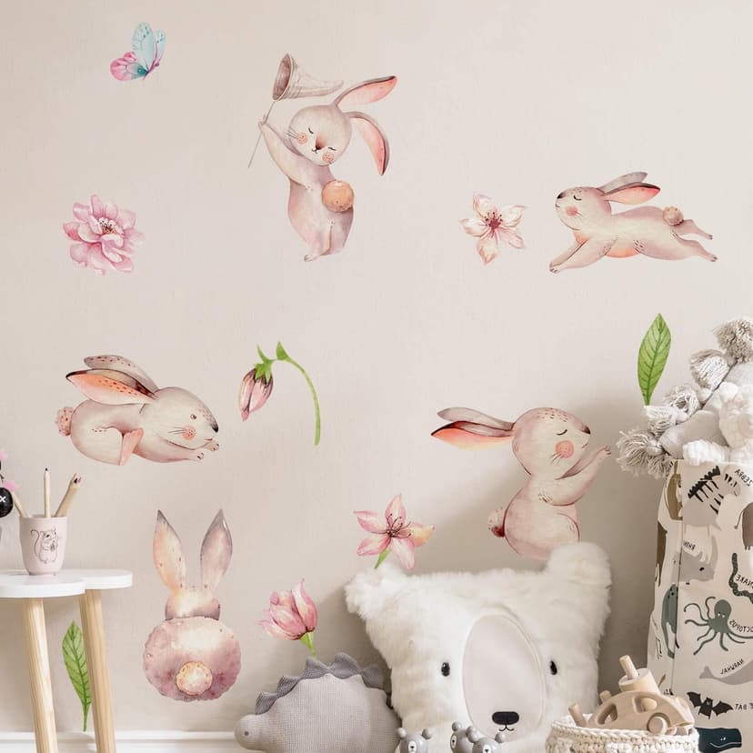 Adesivo murale Kvilis - Coniglietti Set (13pz.)