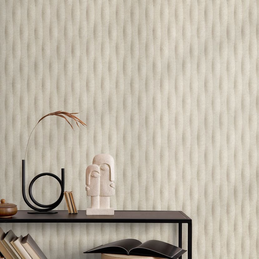 Guido Maria Kretschmer Carta da parati grafica Concrete Illusion Fashion for Walls 5 beige