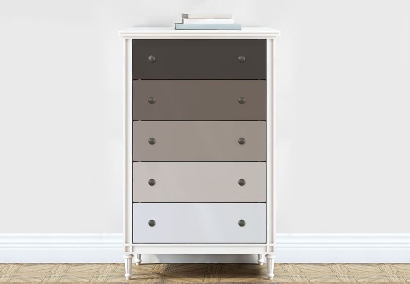 Pellicole per mobili, pellicole decorative - cancellabili - colore marrone sfumato