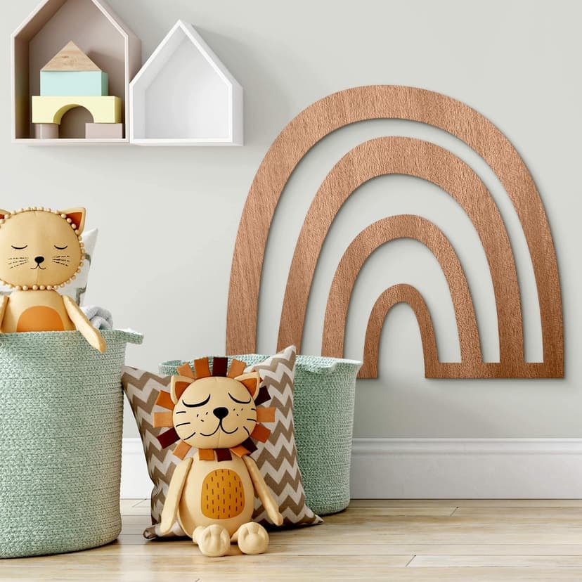 Decoro in legno - Arcobaleno
