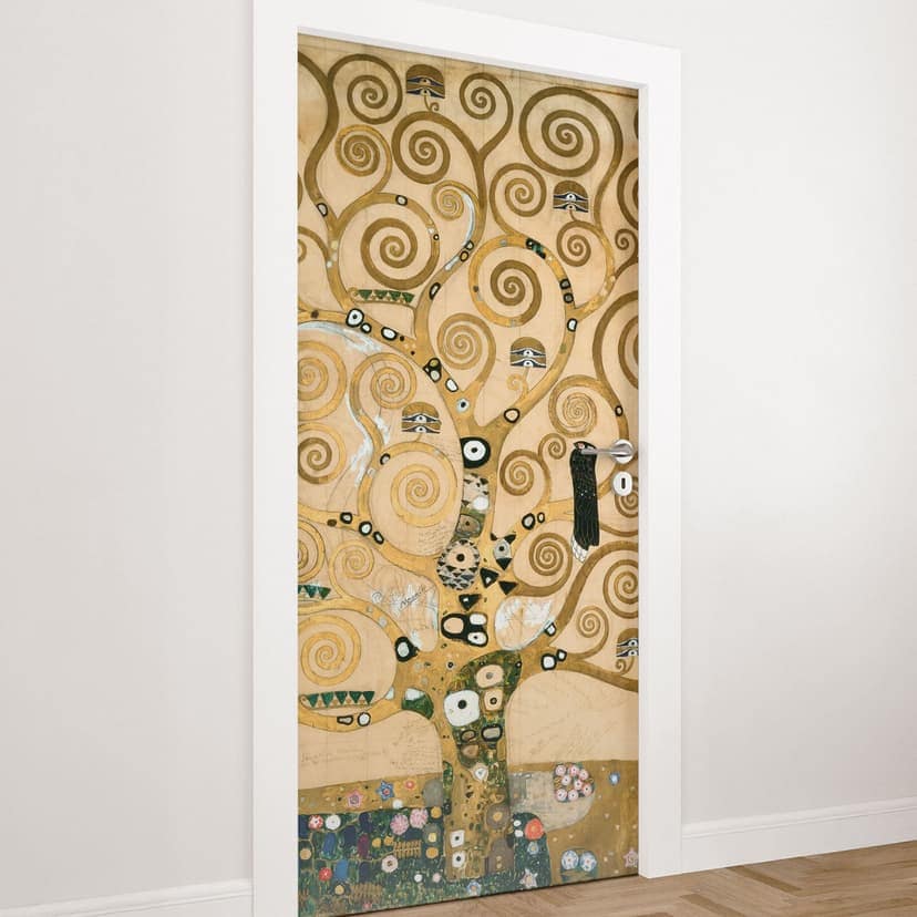 Pellicola per porta L'albero della vita - Klimt - Decorazione autoadesiva per porta