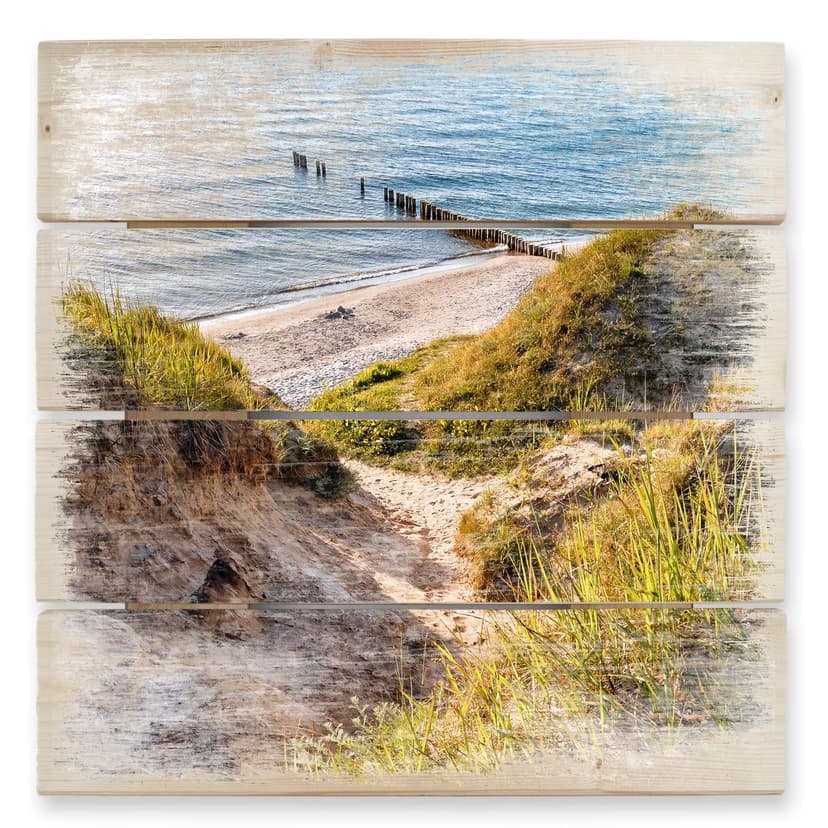 Stampa su legno - Dune del Mar Baltico