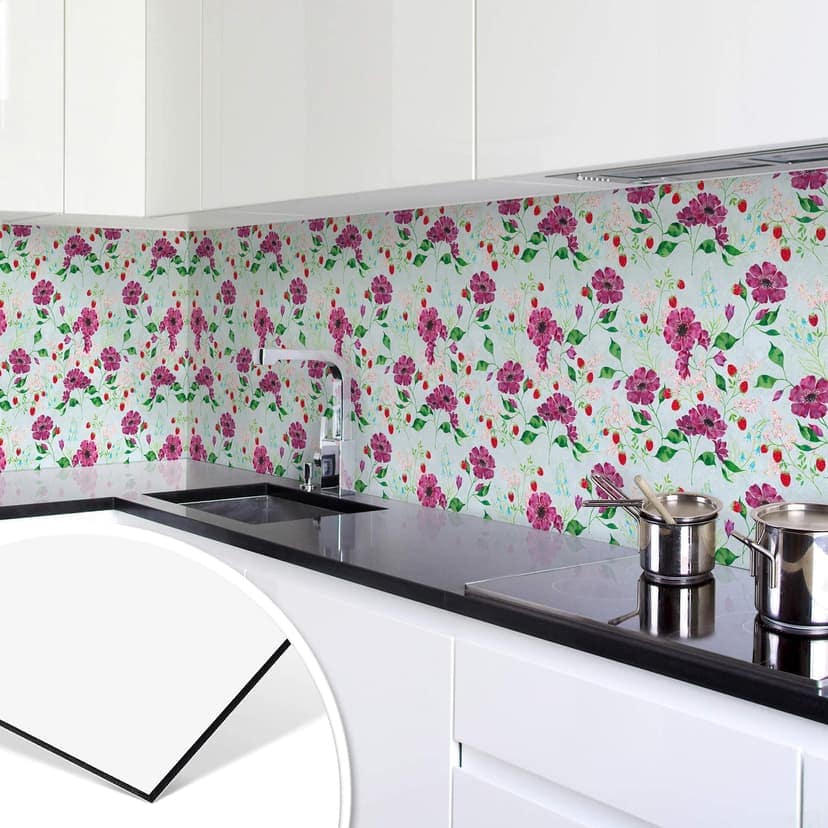 Rivestimento cucina Blanz - Fiori romantici