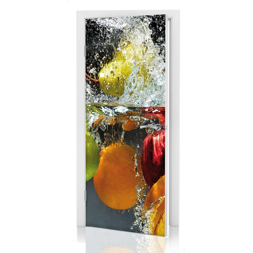 Adesivo per porta - Frutta rinfrescante