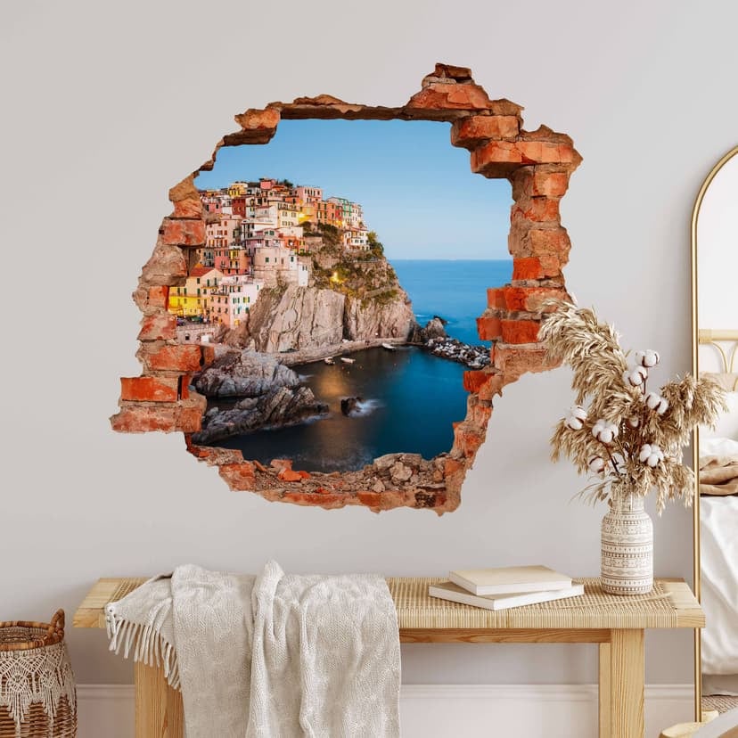 Adesivo 3D Colombo - Cinque Terre