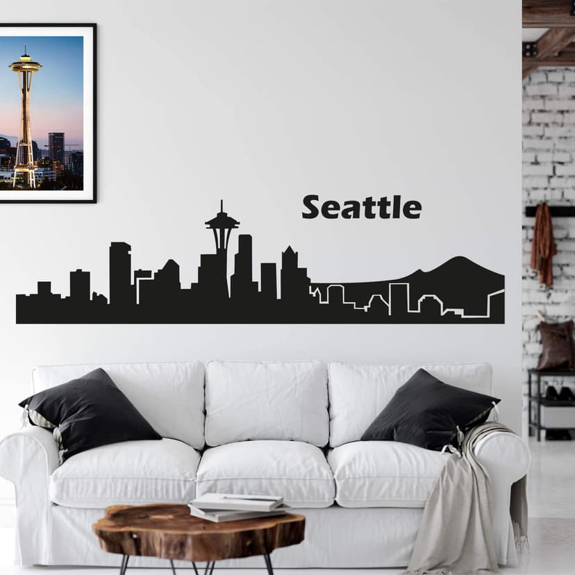 Adesivo murale - Profilo di Seattle