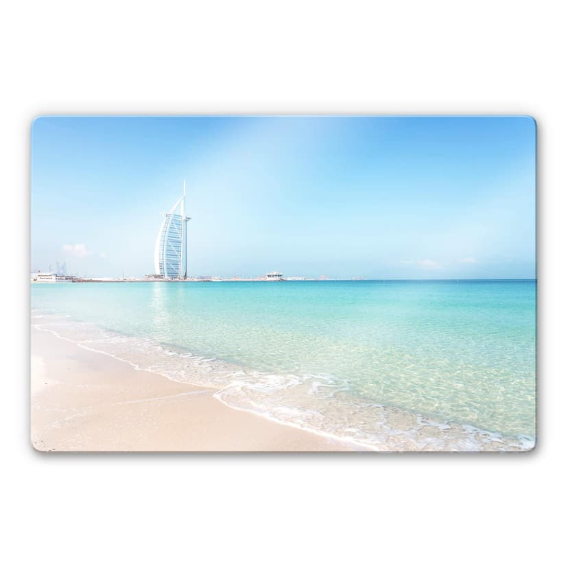 Stampa su vetro Colombo - Spiaggia a Dubai