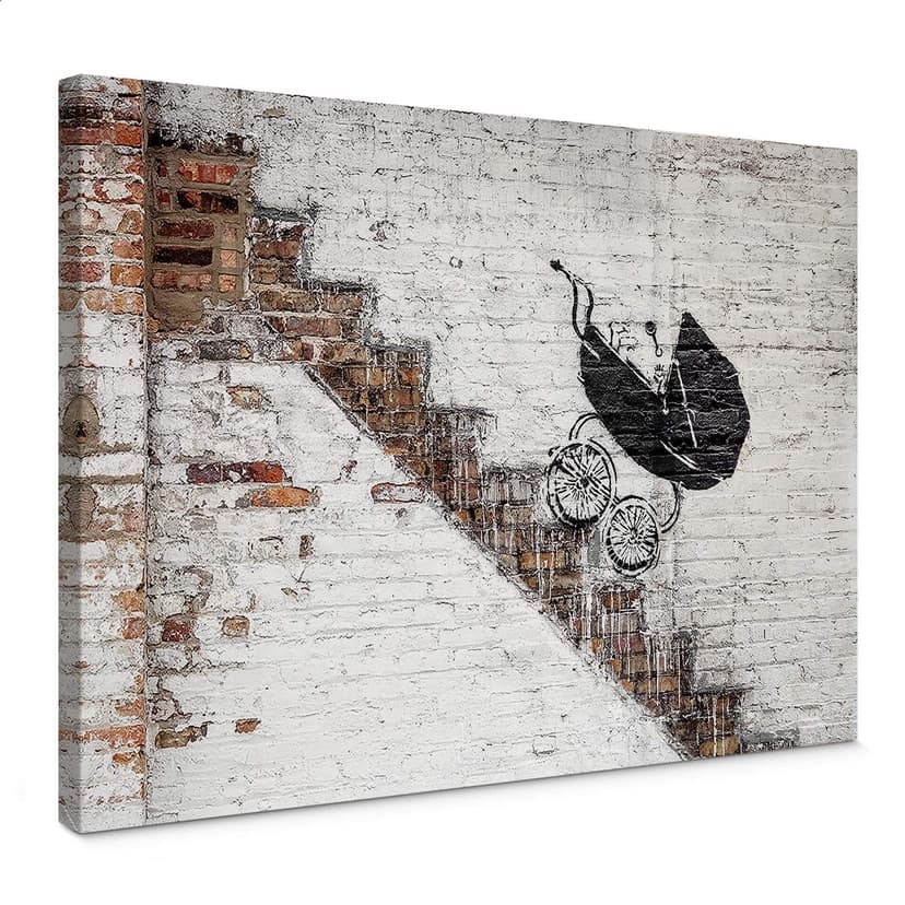 Stampa su tela Banksy - Carrozzina