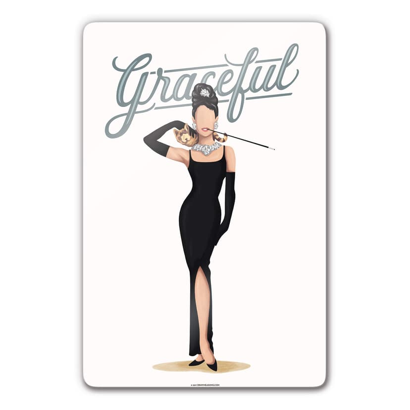 Glasbild Tohmé - Audrey