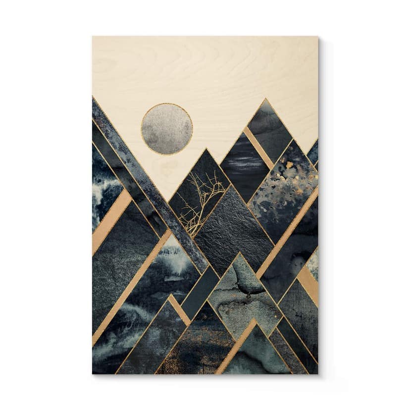 Stampa su legno Fredriksson - Notte