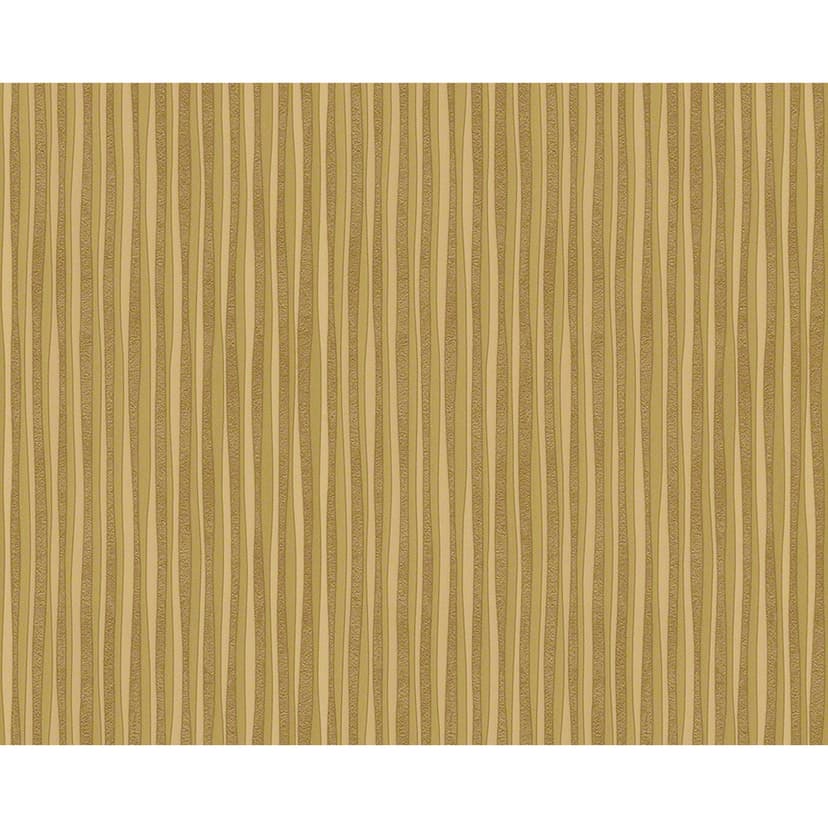 Versace Wallpaper - carta da parati Creamy Barocco colore giallo, metallizzato
