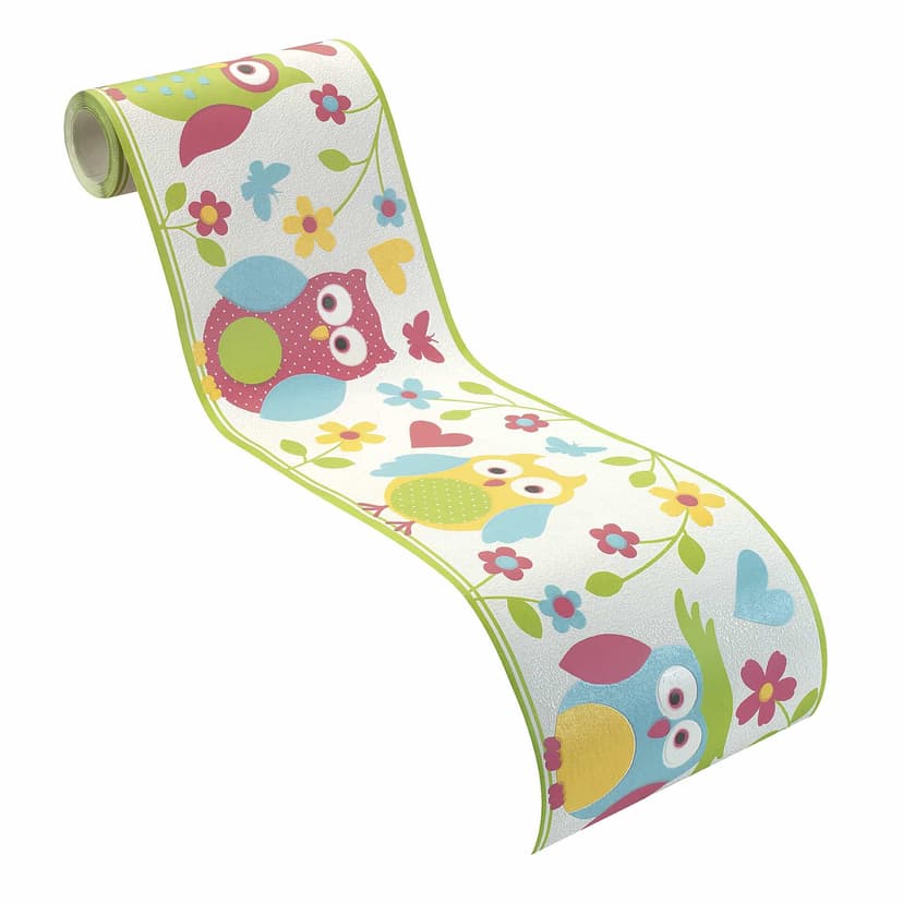 Bordo decorativo Rasch - Kids & Teens III Gufi