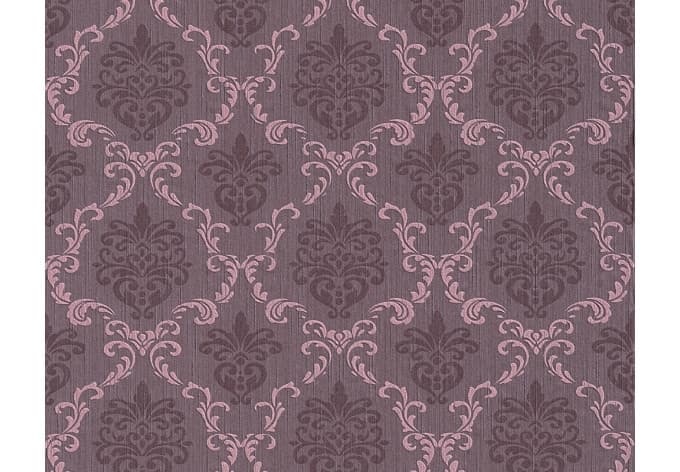 Architects Paper - carta da parati in tessuto serie "Tessuto" colore violetto pastello, rosso-nero,