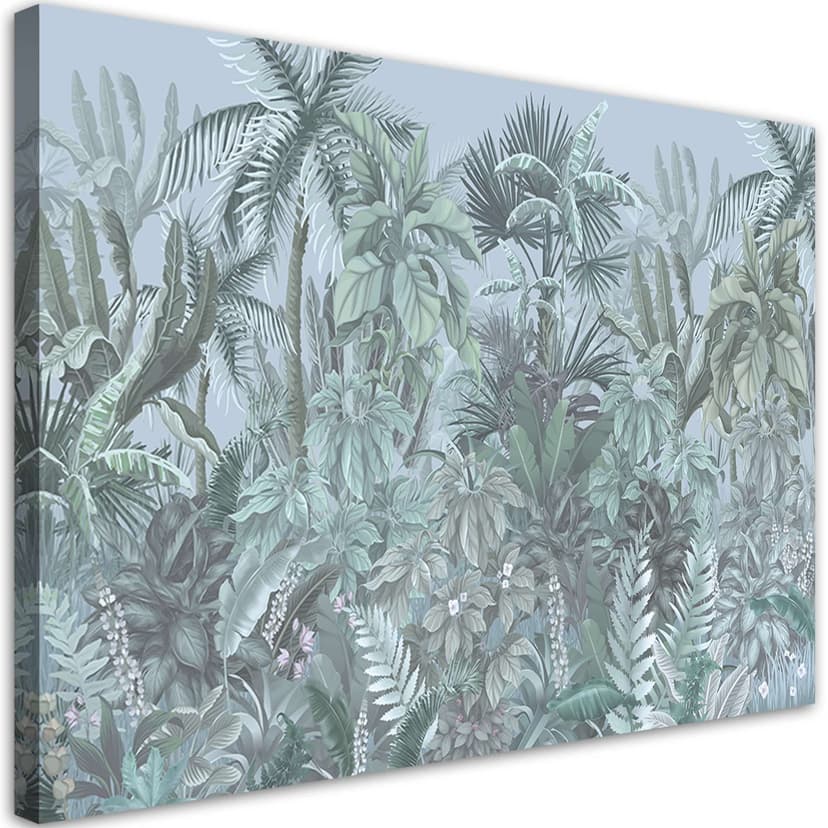 Stampe su tela, Foglie e alberi tropicali