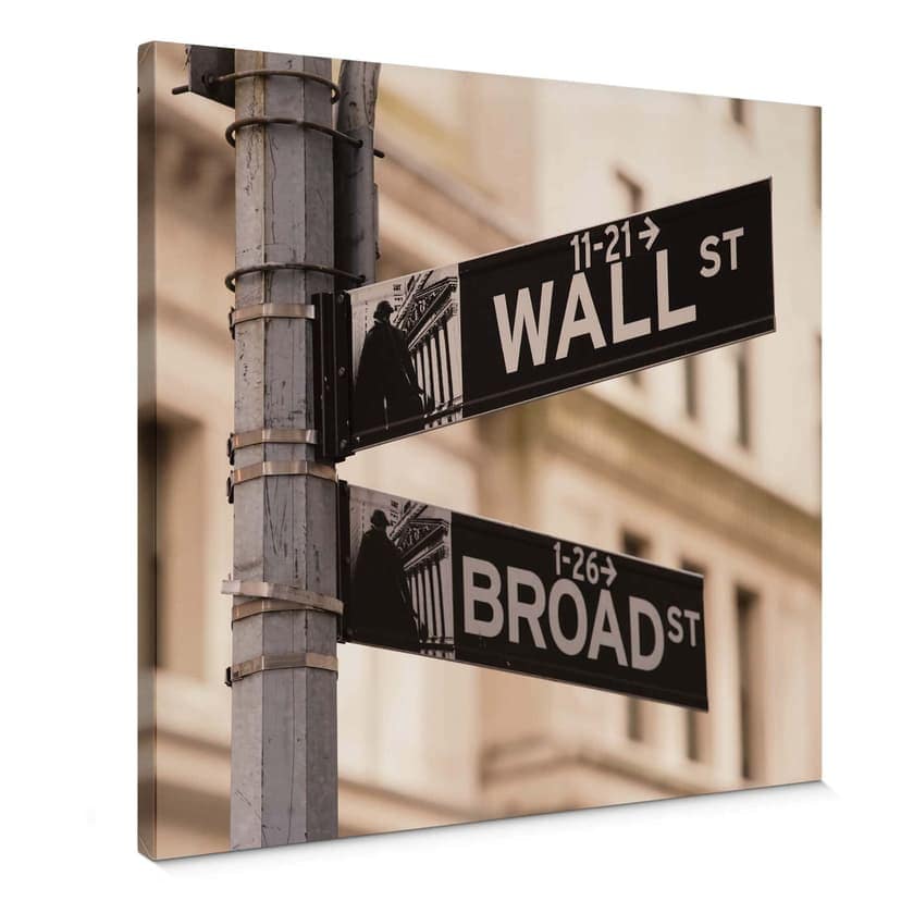Stampa su tela - Wallstreet
