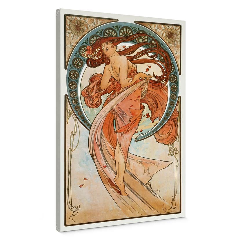Stampe su tela - Mucha - Quattro arti: La danza