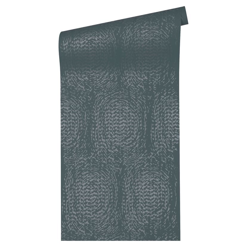 Carta da parati Alpha - Cerchi metallic