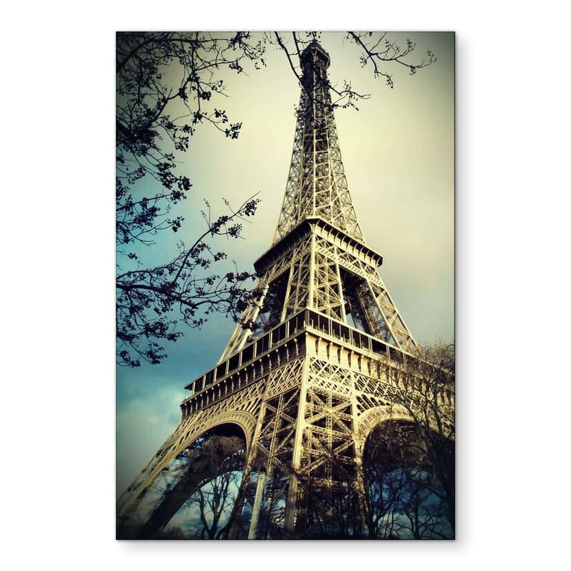 Stampe per pareti della Torre Eiffel - alluminio dibond