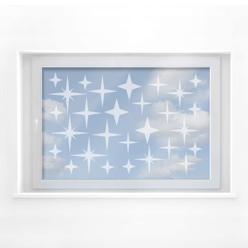 Decoro per finestra - Notte stellata
