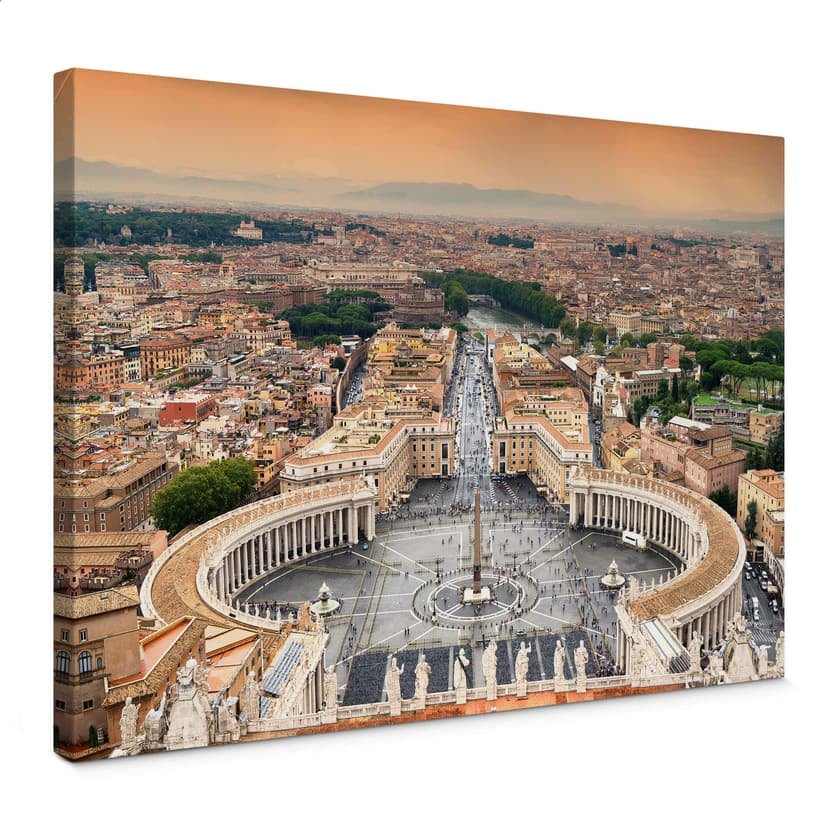 Stampa su tela Hugonnard - Piazza S. Pietro