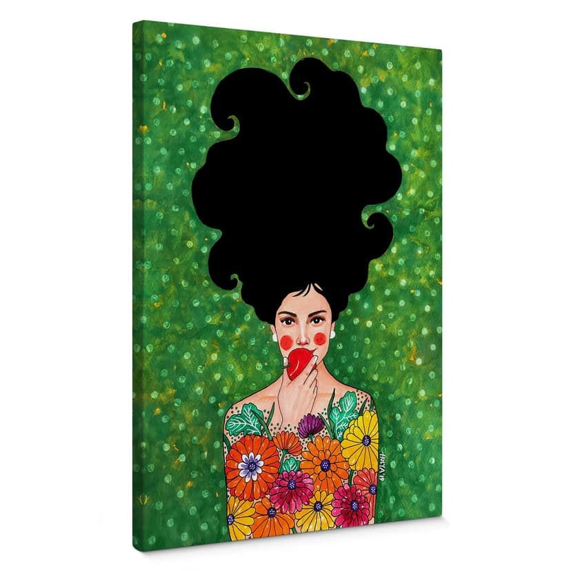 Stampa su tela Hülya - Mela rossa
