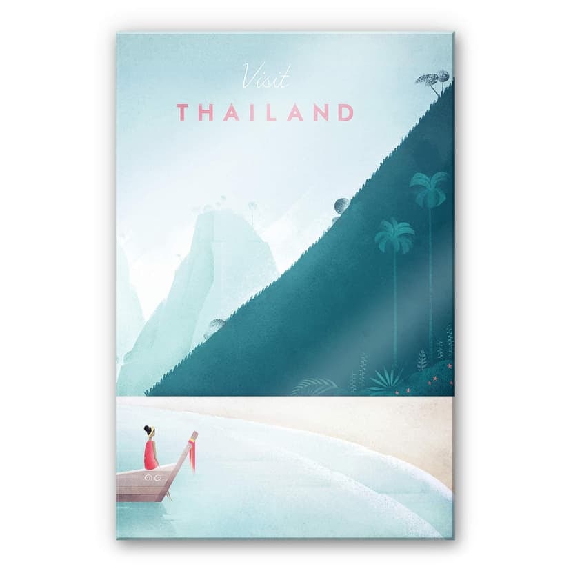 Stampa su vetro acrilico Rivers - Thailandia