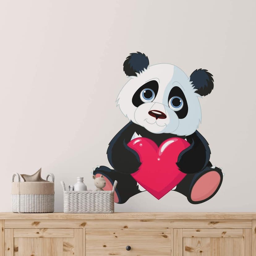 Panda con cuore