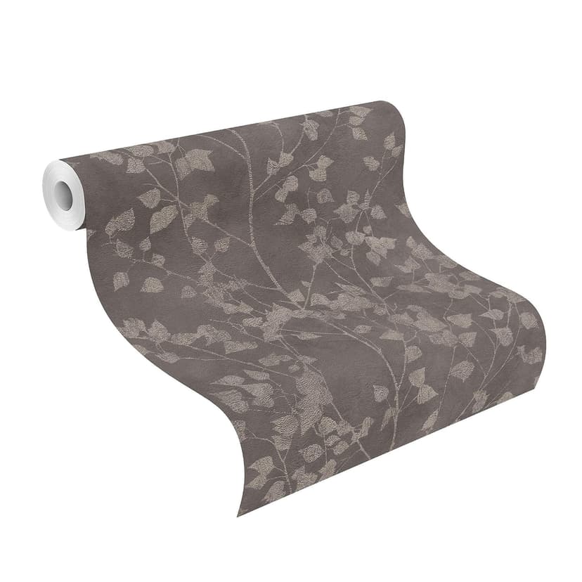 Carta da parati Rasch - Finca schwarz, taupe, gold