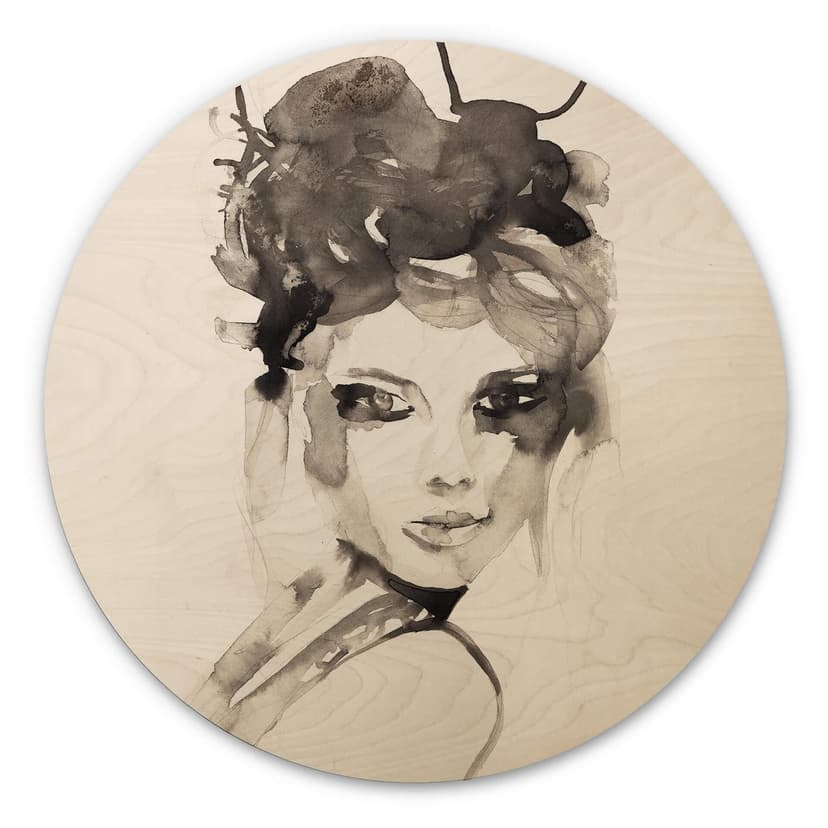 Stampa su legno Verbaan - Hot Mess - Rotonda
