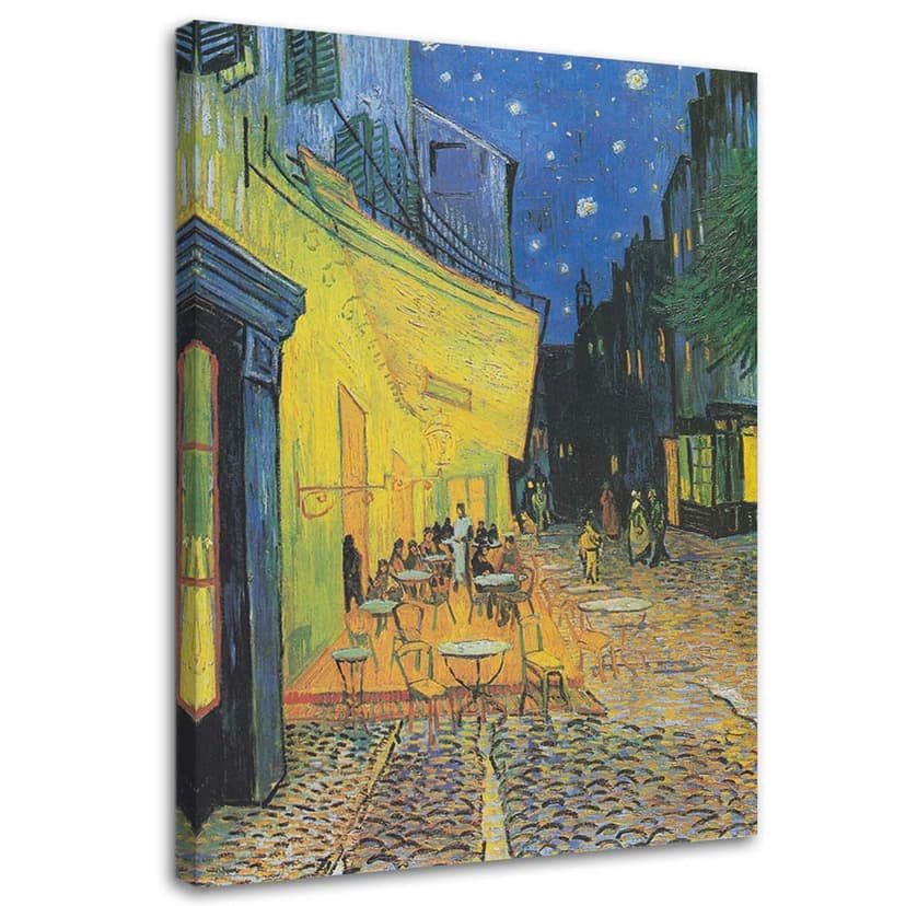 Stampe su tela, Terrazza di un caffè di notte - Vincent van Gogh