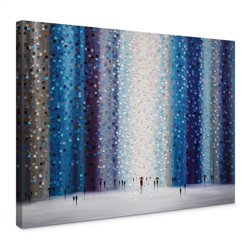 Stampa su tela Una giornata di pioggia da sogno - Ermilkina