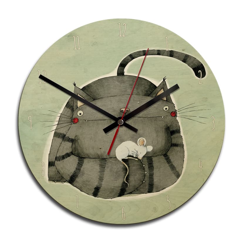 Orologio in legno Loske - Amici