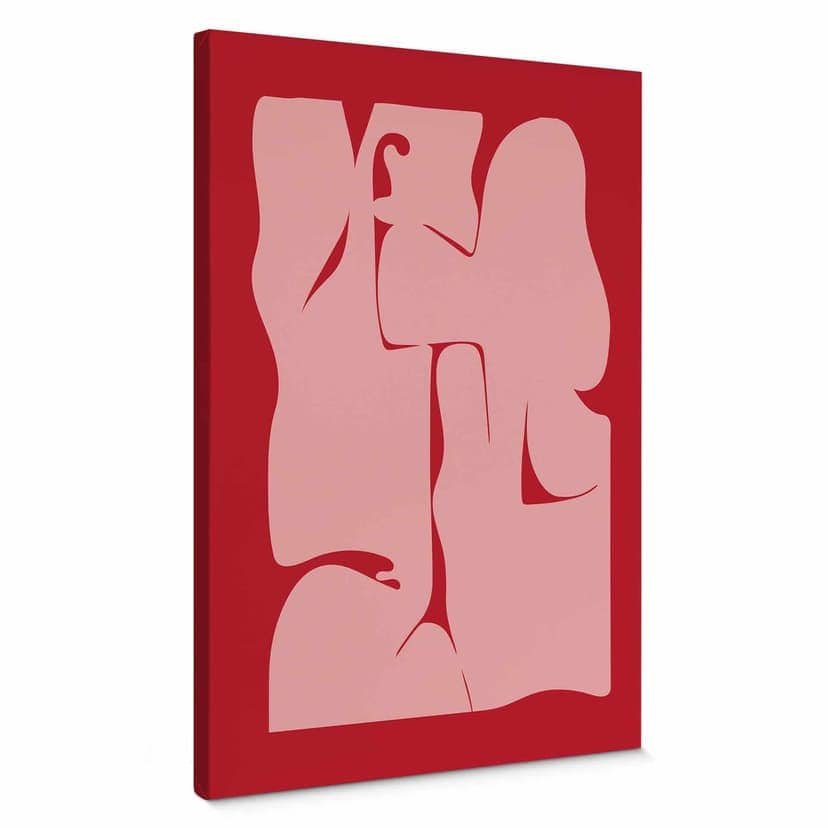 Stampa su tela Nordic Creators - Abstract Red