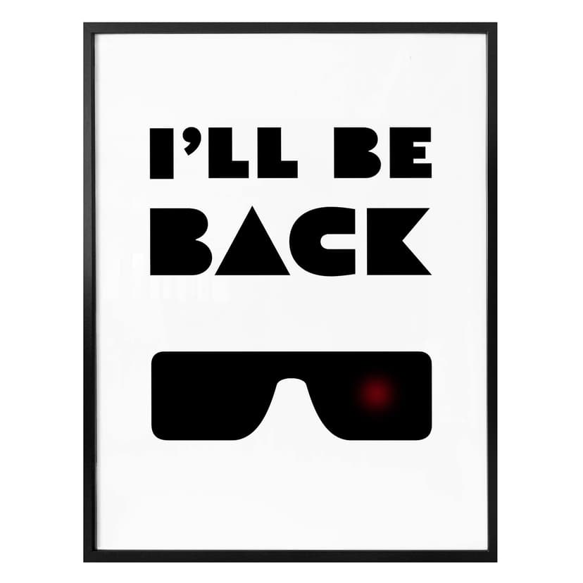 Poster - Terminetor I'll be back