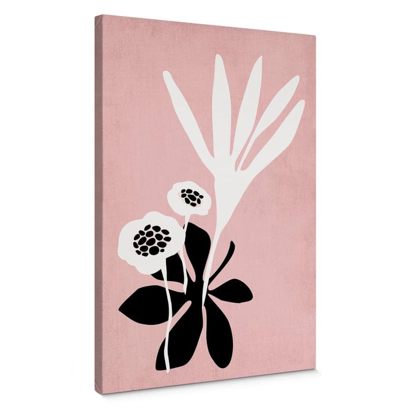 Stampa su tela Kubistika - Rose
