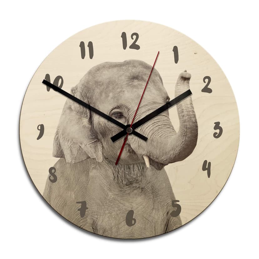 Orologio in legno Sisi & Seb - Baby Elefant