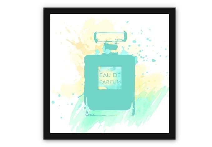 Stampa su Forex - Eau de parfum - acquarello color menta