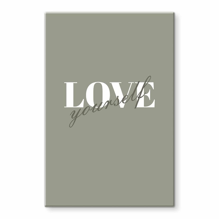 Stampa su vetro Love yourself