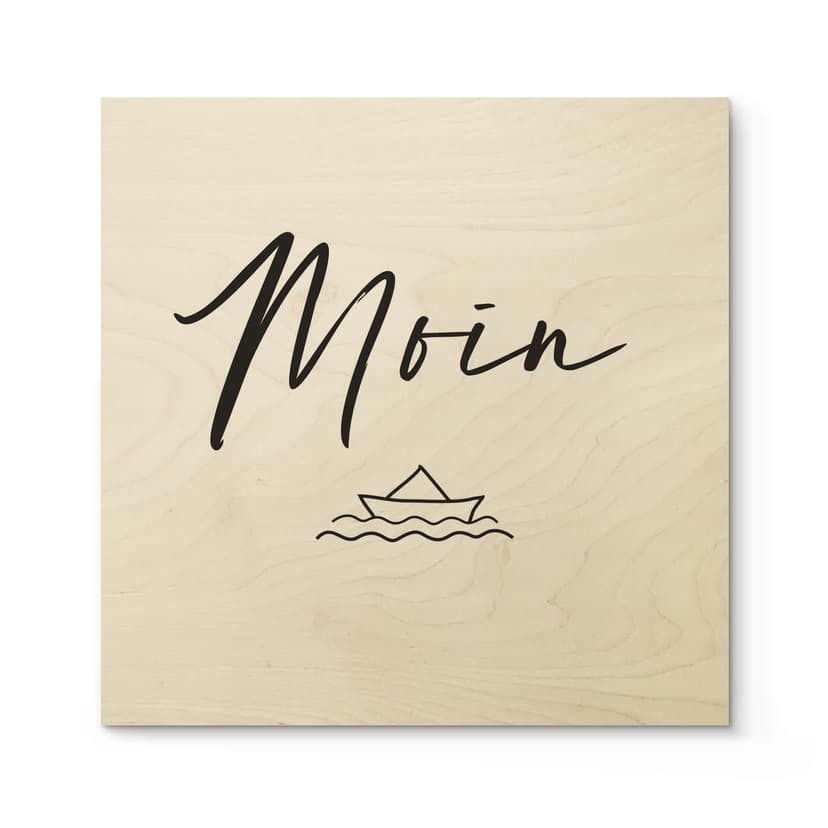 Stampa su legno - Moin